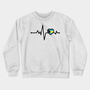 Bahamas Heart Monitor Crewneck Sweatshirt